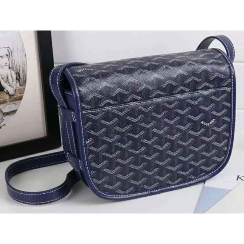 Goyard Chevron Belvedere Pm Messenger Bag Blue GOY15113: Image 5