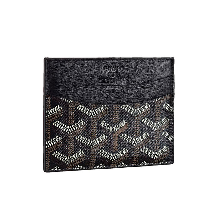 Goyard Goyadine Black Card Holder GOY5455: Image 1