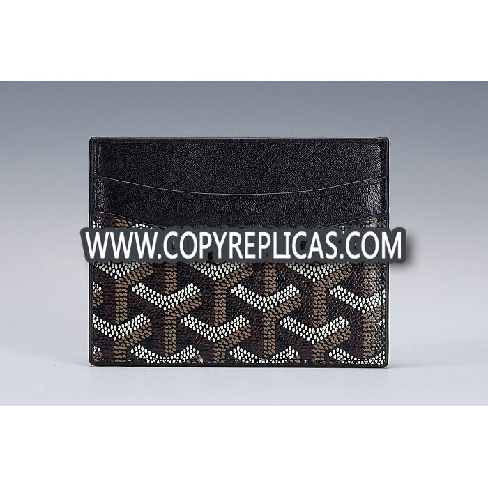 Goyard Goyadine Black Card Holder GOY5455: Image 2