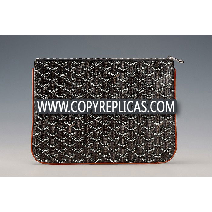 Goyard medium pouch MM with leather trim GOY5470: Image 2