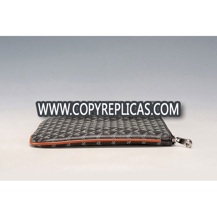 Goyard medium pouch MM with leather trim GOY5470: Image 3