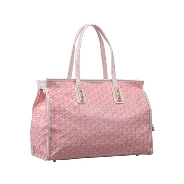 Goyard Sac Marquises Zippered Pink Tote Bag GOY10866