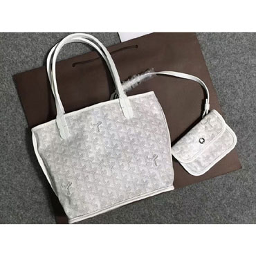 Goyard Anjou Reversible Tote Mini White GOY15100