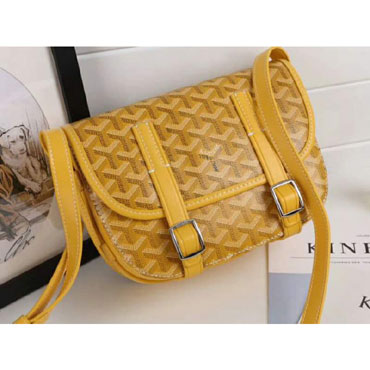 Goyard Chevron Belvedere Pm Messenger Bag Yellow GOY15116