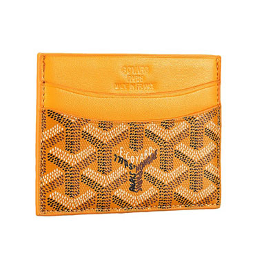 Goyard Women yellow card holder GOY5482