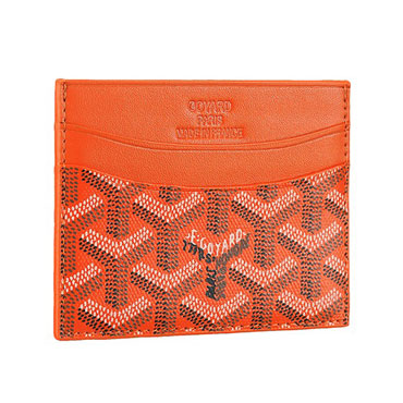 Goyard Goyadine orange card holder GOY5495