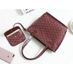 Goyard Anjou Reversible Tote Mini Burgundy GOY15094