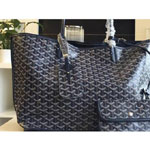 Goyard Anjou Reversible Tote Gm Navy GOY15107