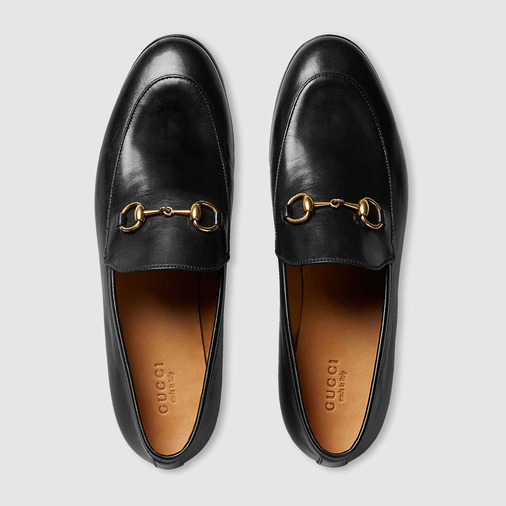 Gucci Jordaan leather loafer 404069 BLM00 1000: Image 2