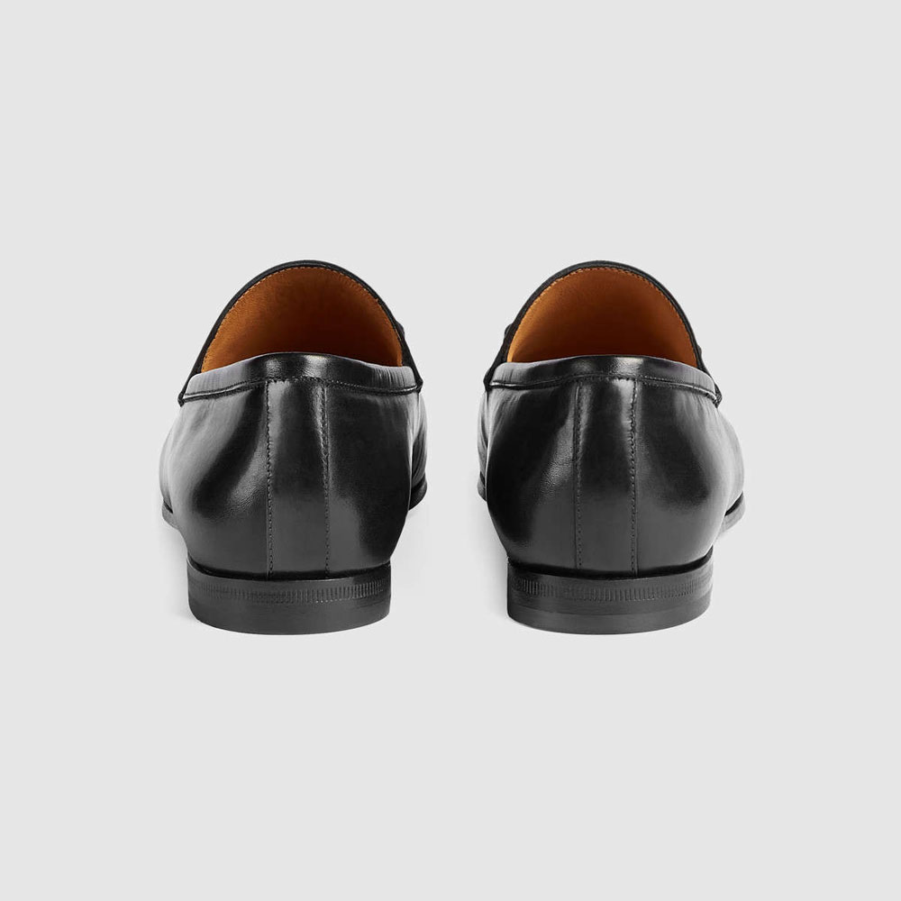 Gucci Jordaan leather loafer 404069 BLM00 1000: Image 3