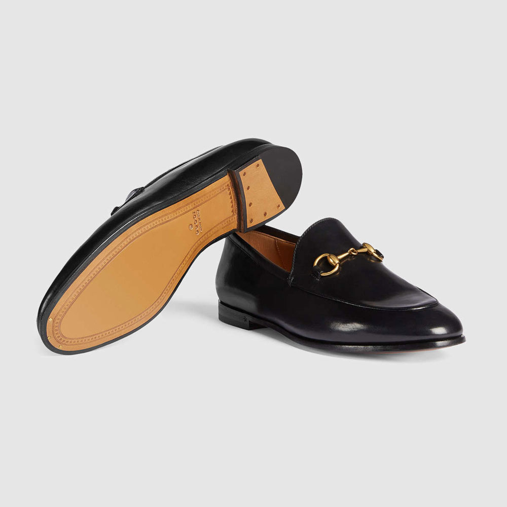 Gucci Jordaan leather loafer 404069 BLM00 1000: Image 4