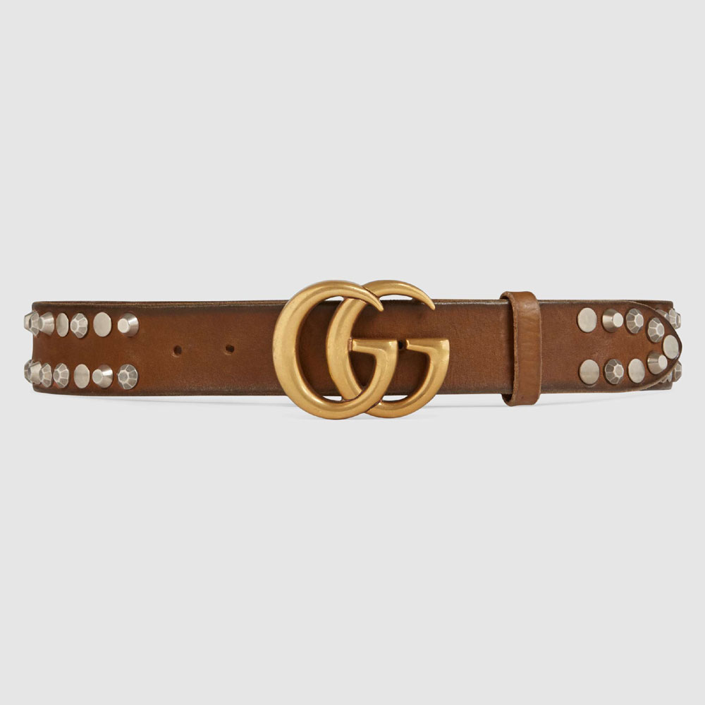 Gucci Studded belt Double G buckle 405624 0Y3AK 2535: Image 1