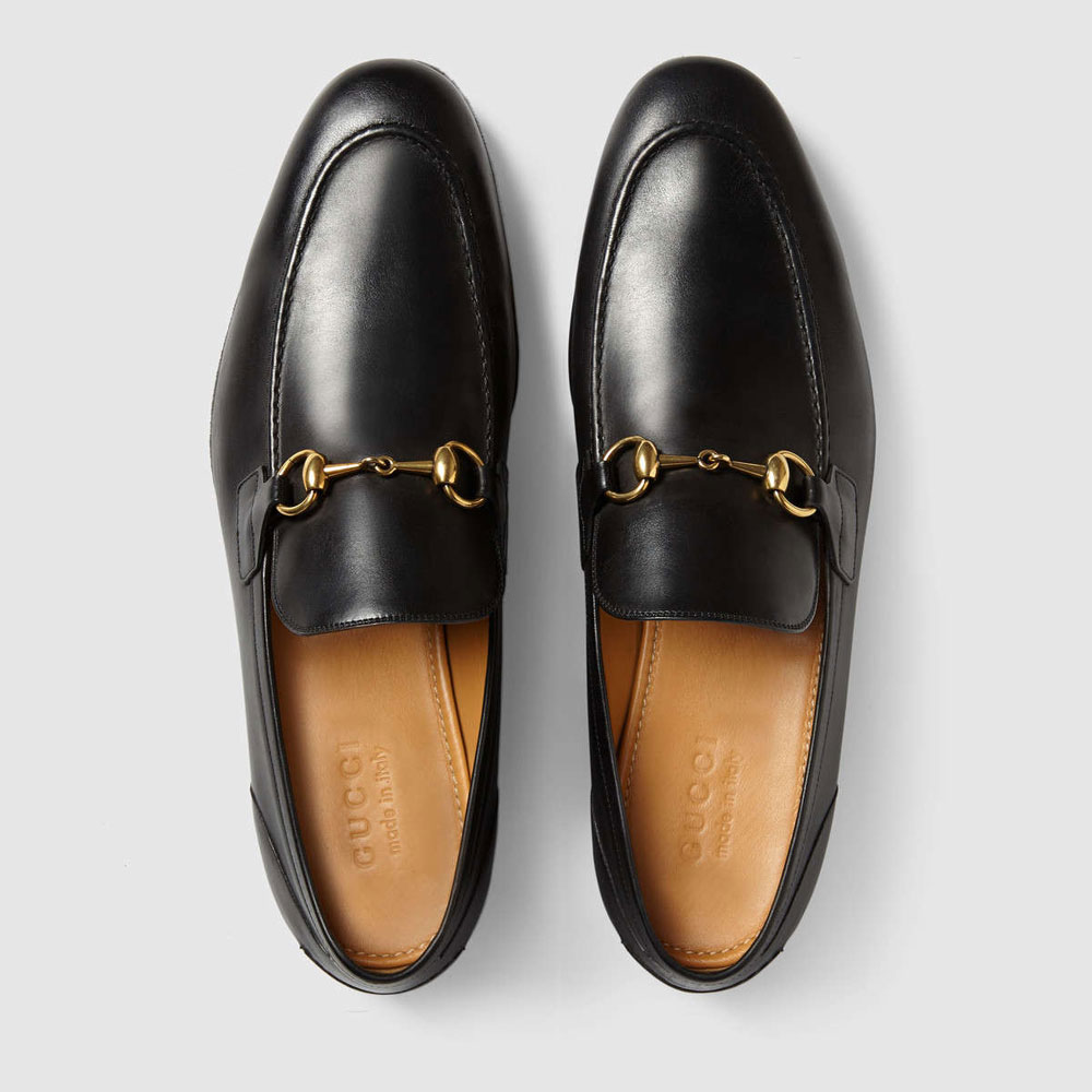 Gucci Jordaan leather loafer 406994 BLM00 1000: Image 2