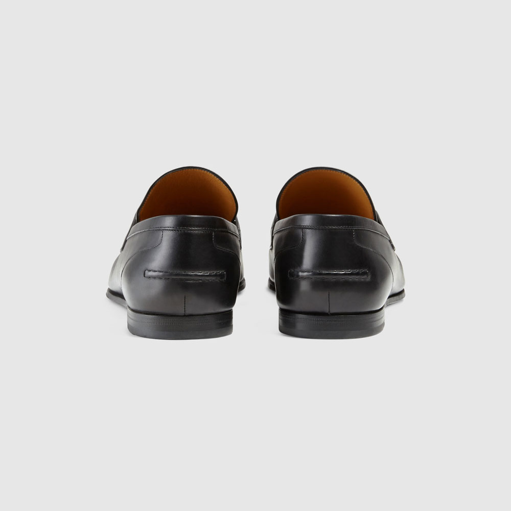 Gucci Jordaan leather loafer 406994 BLM00 1000: Image 3