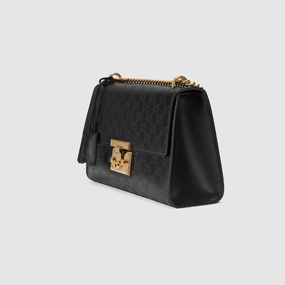 Padlock Gucci Signature shoulder bag 409486 CWC1G 1000: Image 2