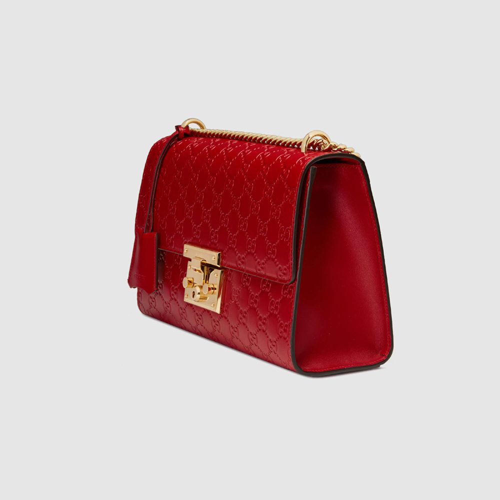 Padlock Gucci Signature shoulder bag 409486 CWC1G 6433: Image 2