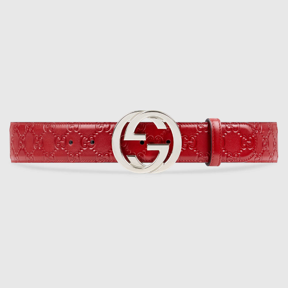 Gucci Gucci Signature belt with G buckle 411924 CWC1N 6433: Image 1