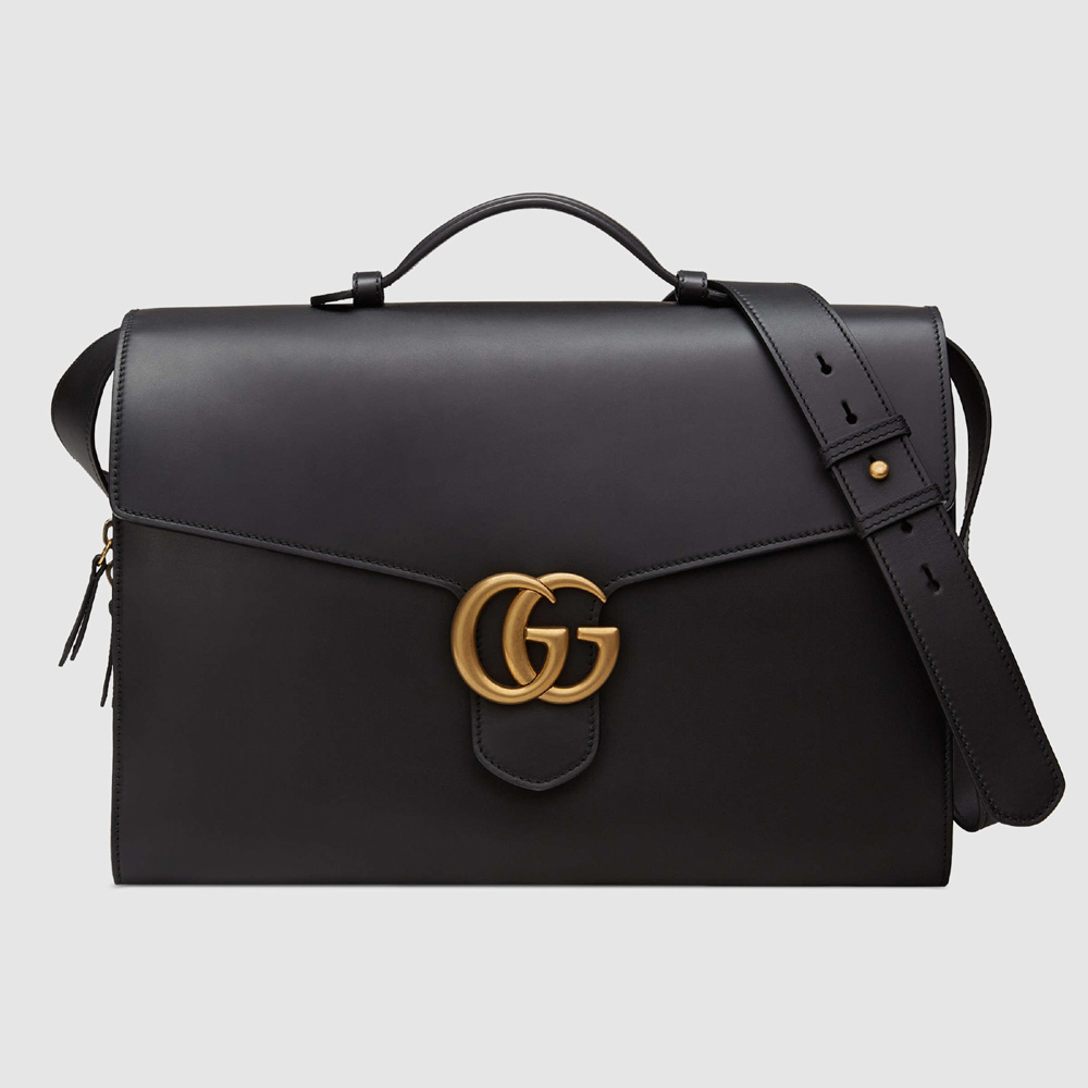 Gucci GG Marmont leather briefcase 414483 CVL0T 1000: Image 1