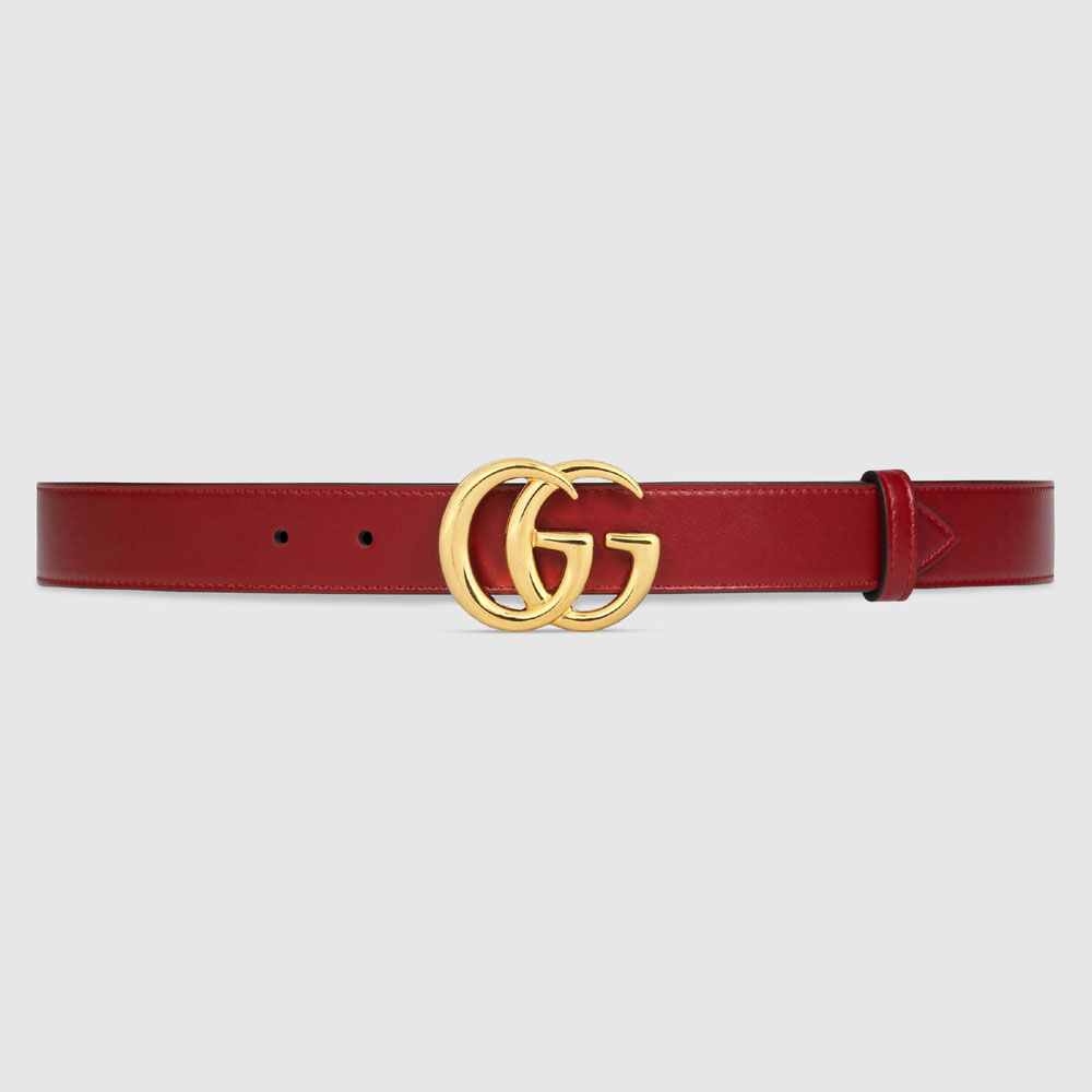 Gucci GG Marmont belt with shiny buckle 414516 0YA0G 6420: Image 1