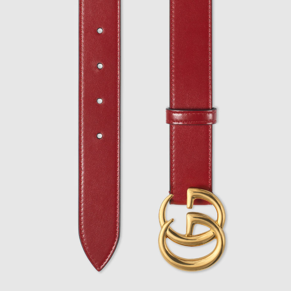 Gucci GG Marmont belt with shiny buckle 414516 0YA0G 6420: Image 2