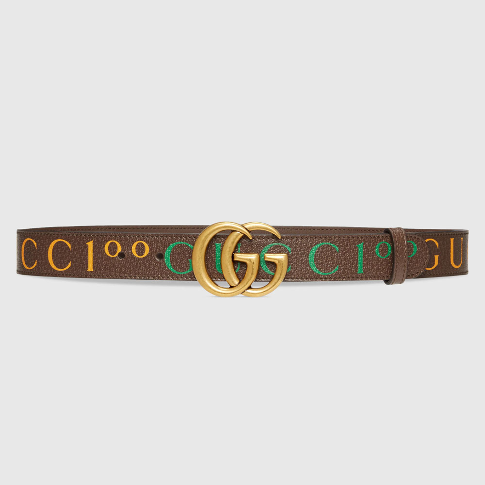 Gucci 100 GG Marmont belt 414516 UUMAT 2592: Image 1