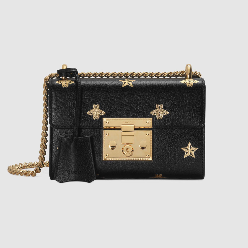 Gucci Padlock Bee Star small shoulder bag 432182 DJ2LG 1055: Image 1