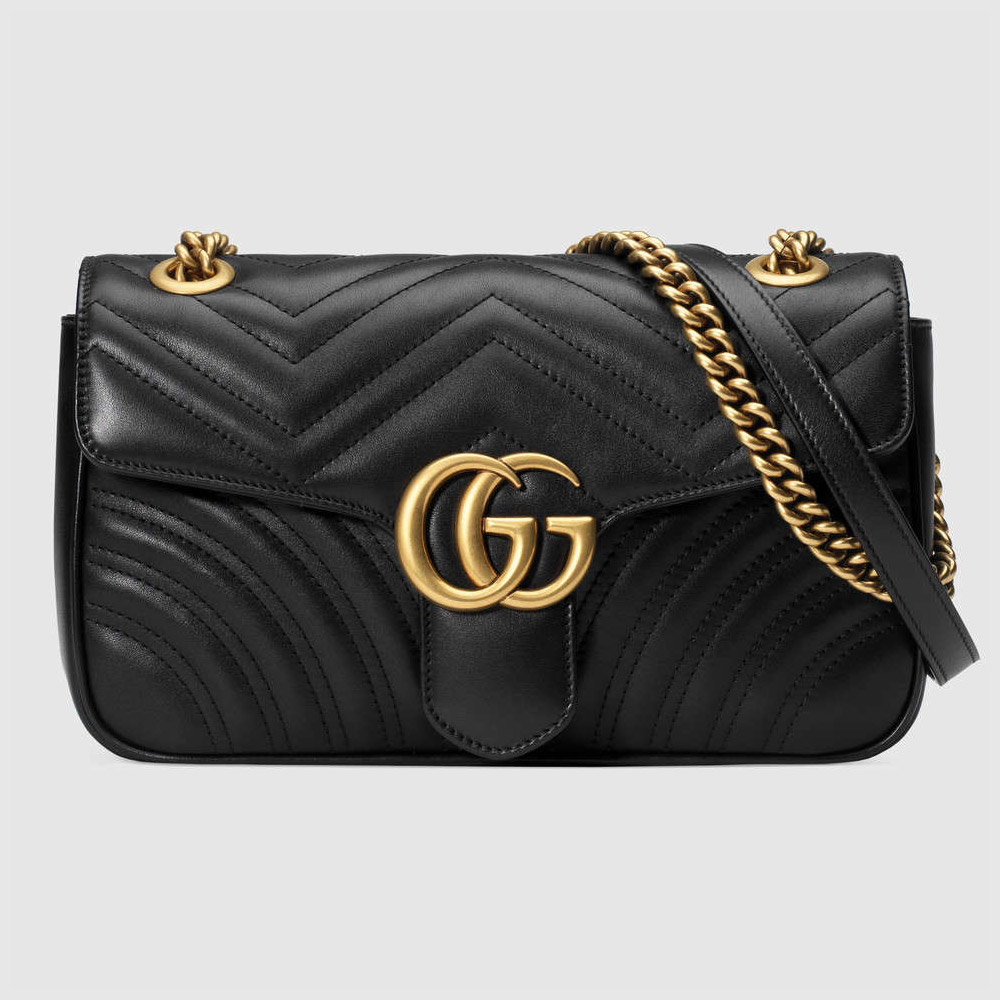 Gucci GG Marmont matelasse shoulder bag 443497 DRW3T 1000: Image 1