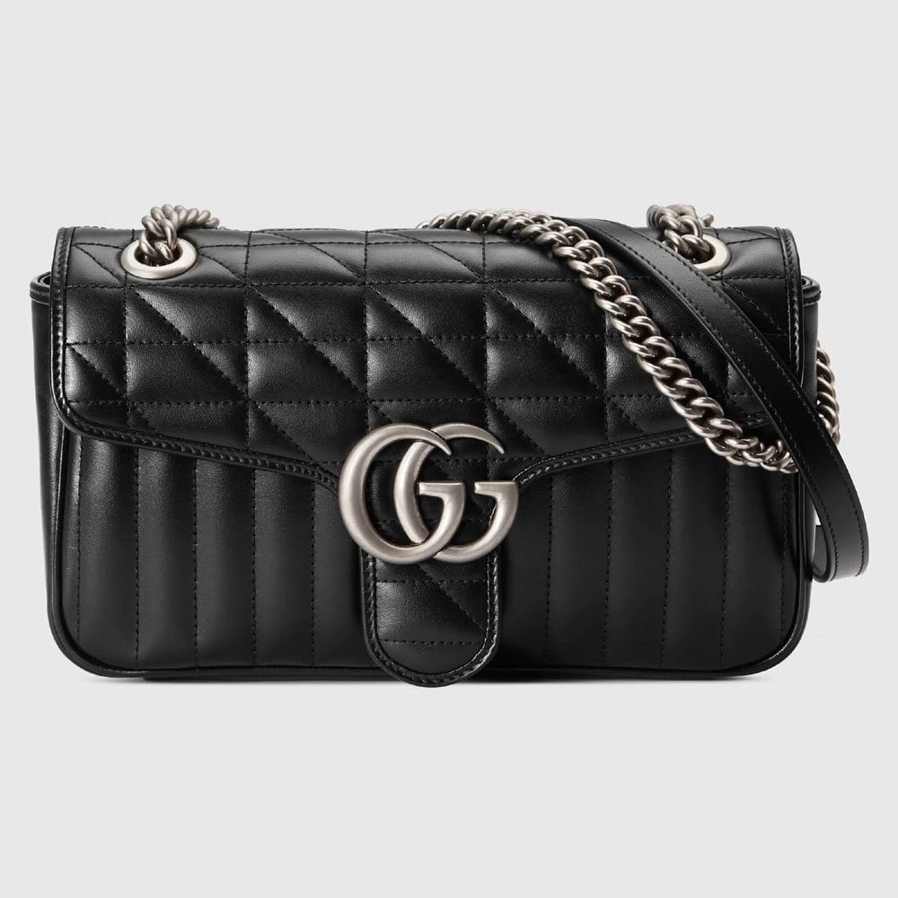 Gucci GG Marmont small shoulder bag 443497 UM8AN 1000: Image 1