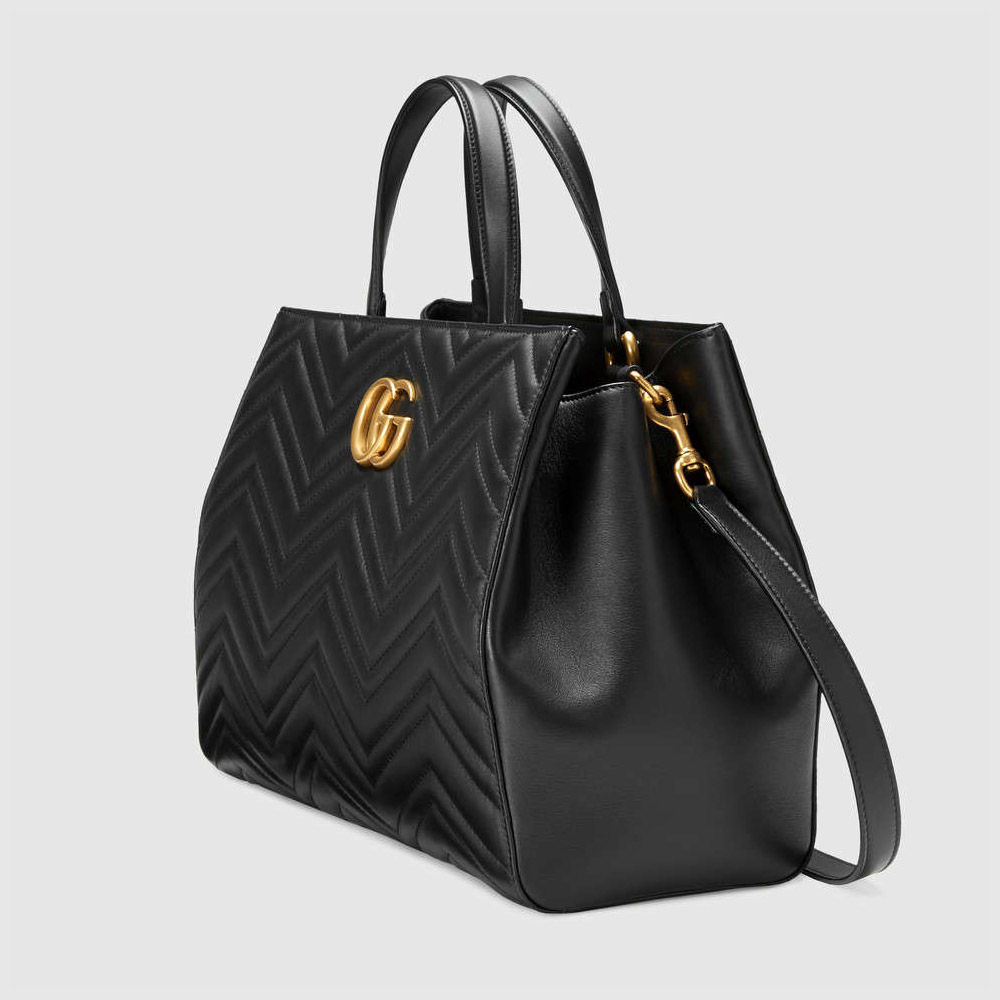 Gucci GG Marmont matelasse top handle bag 443505 DTD1T 1000: Image 2