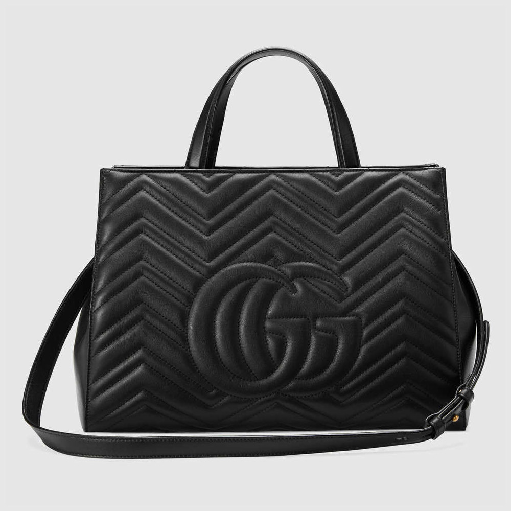 Gucci GG Marmont matelasse top handle bag 443505 DTD1T 1000: Image 3