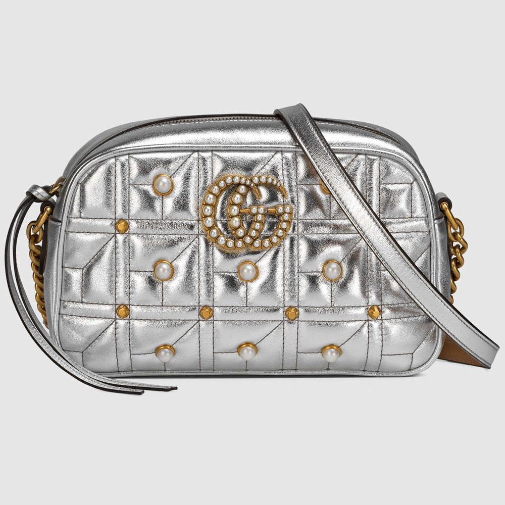 Gucci GG Marmont matelasse shoulder bag 447632 DMKJT 8179: Image 1