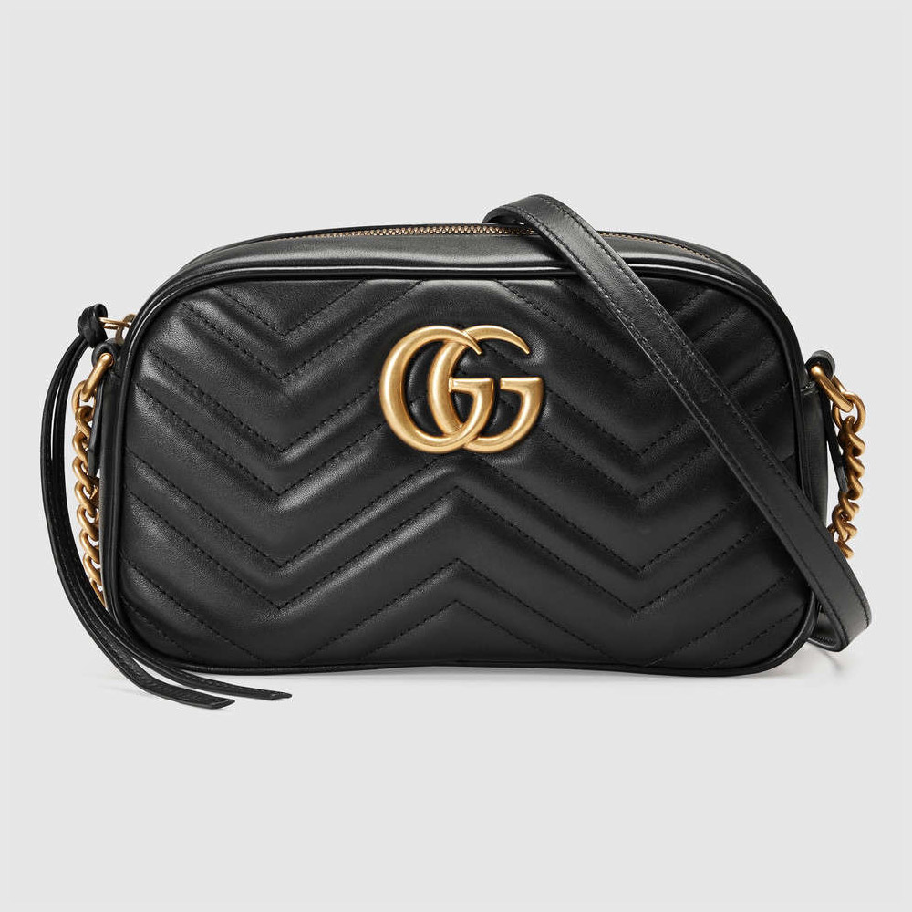 Gucci GG Marmont matelasse shoulder bag 447632 DRW1T 1000: Image 1