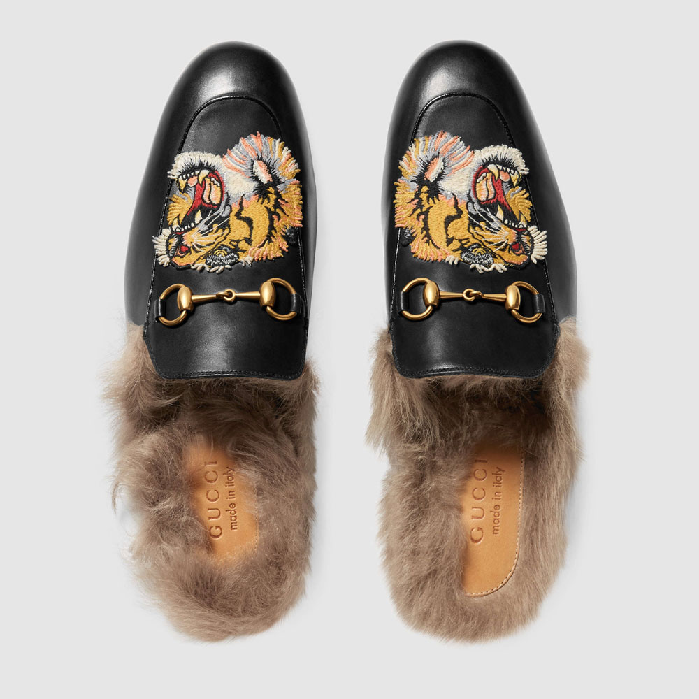 Gucci Princetown slipper with tiger 451209 DKHH0 1063: Image 2