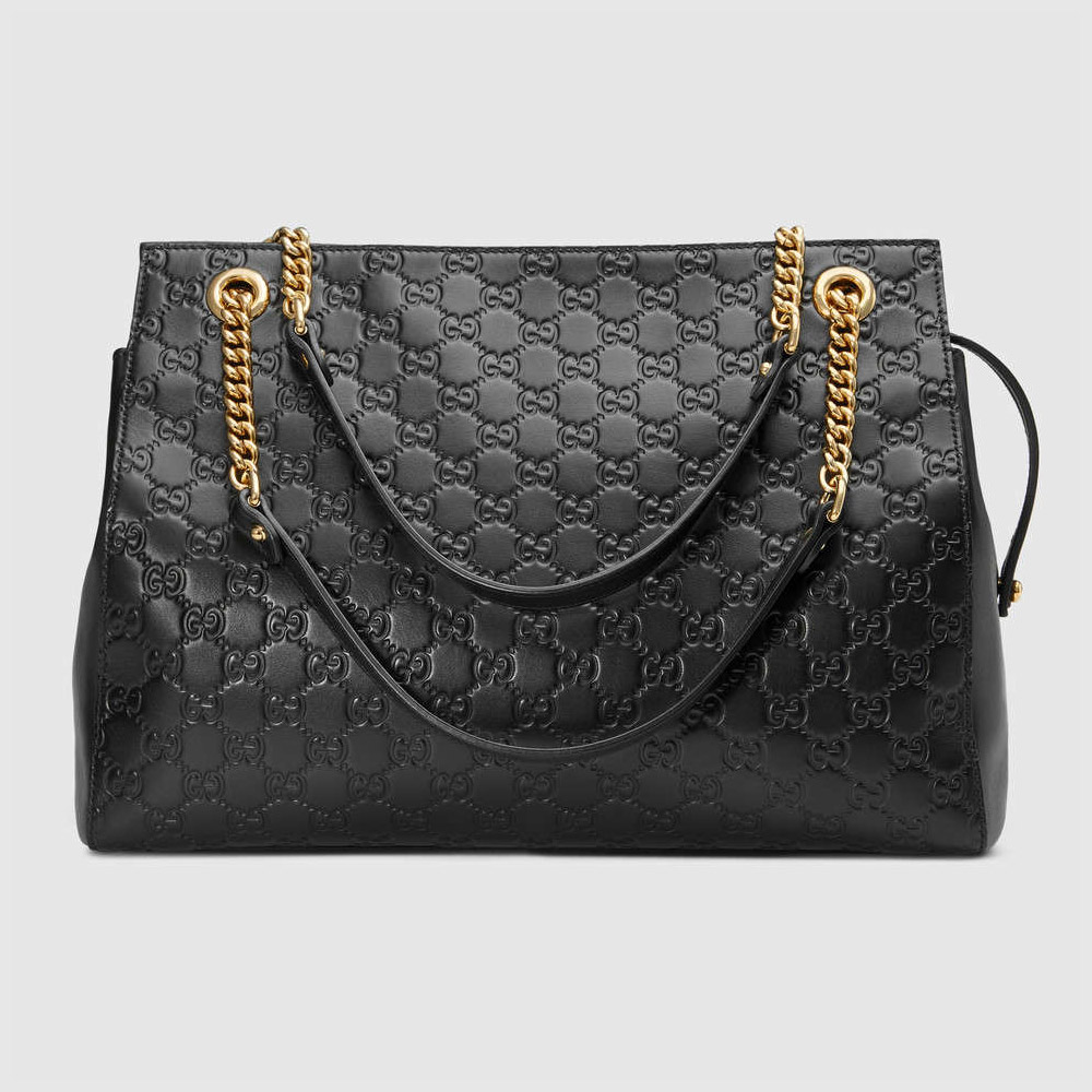 Soft Gucci Signature shoulder bag 453771 DMT1G 1000: Image 1