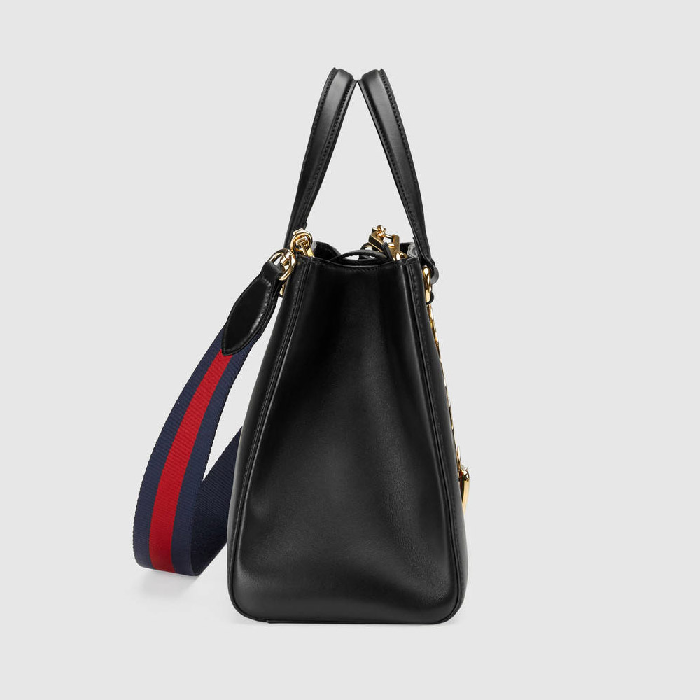 Gucci Sylvie leather top handle bag 453790 DSVKG 8638: Image 4