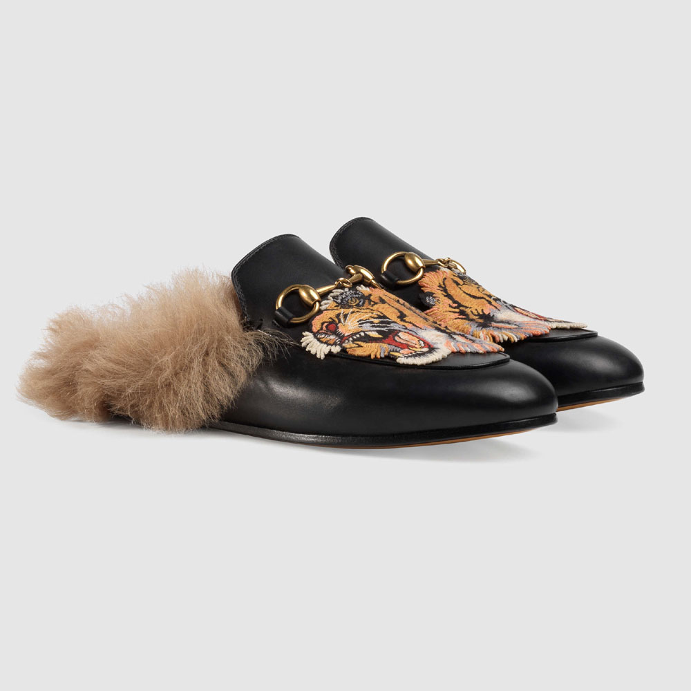 Gucci Princetown leather slipper 462723 DKHH0 1063: Image 1