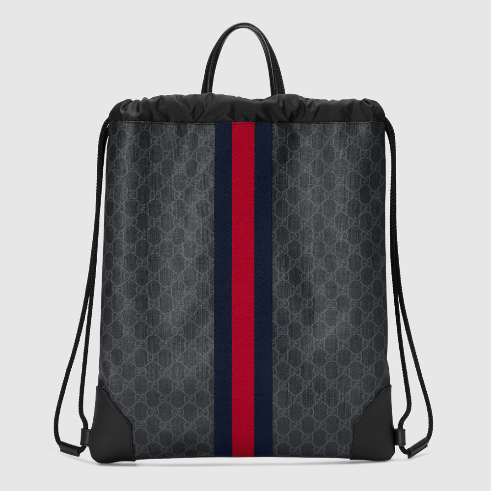 Gucci Soft GG Supreme drawstring backpack 473872 9IK8N 1071: Image 1