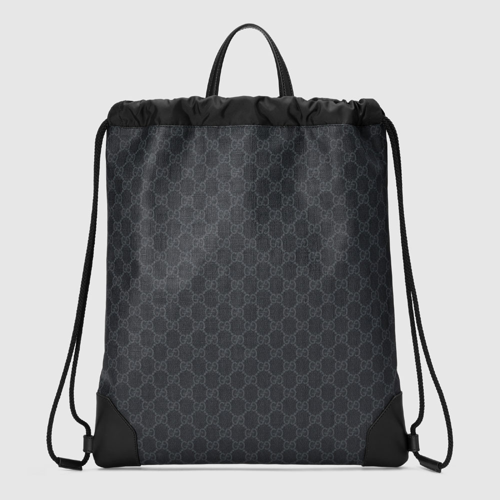 Gucci Soft GG Supreme drawstring backpack 473872 9IK8N 1071: Image 2