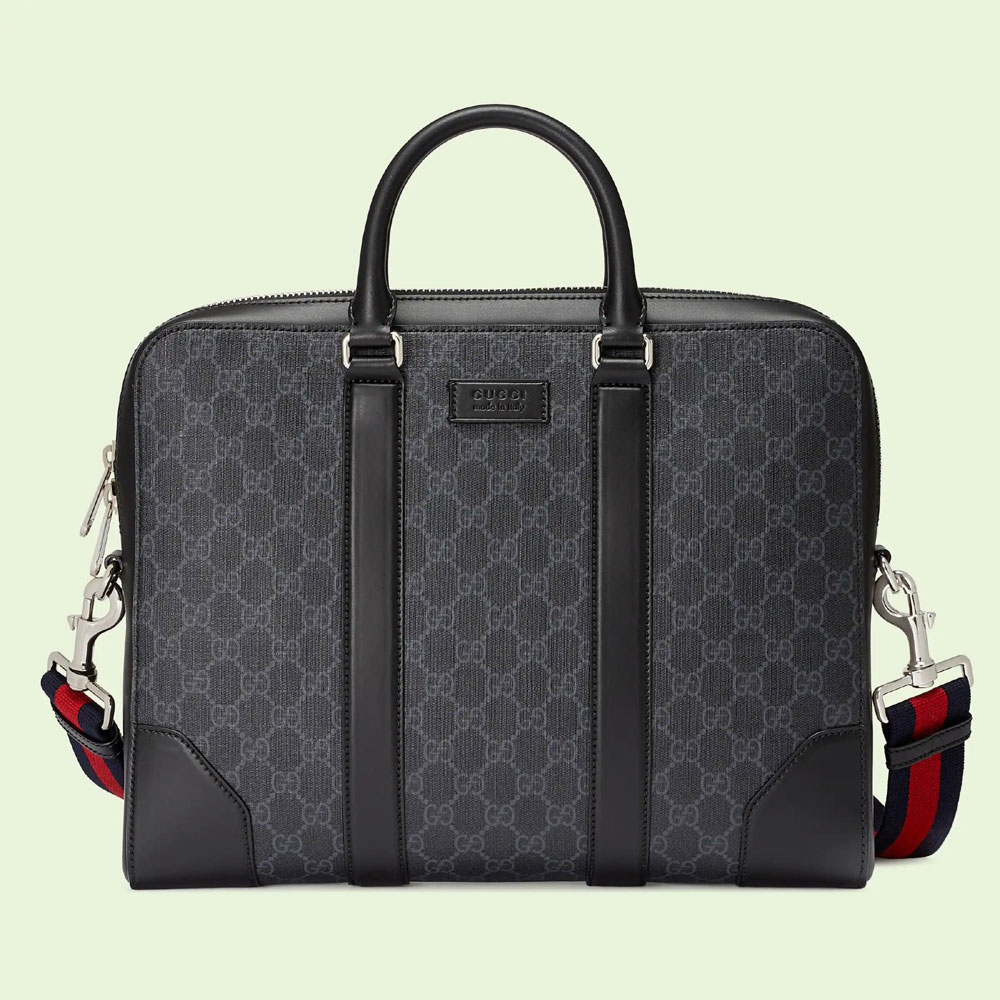 Gucci GG Black briefcase 474135 K5RLN 1095: Image 1