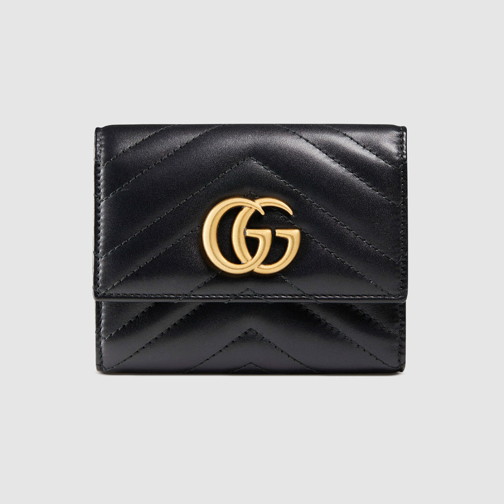 Gucci GG Marmont matelasse wallet 474802 DRW1T 1000: Image 1