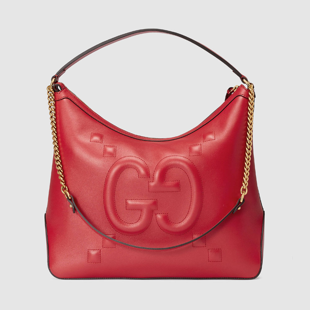 Gucci Embossed GG leather hobo 474988 DSVTG 6433: Image 2