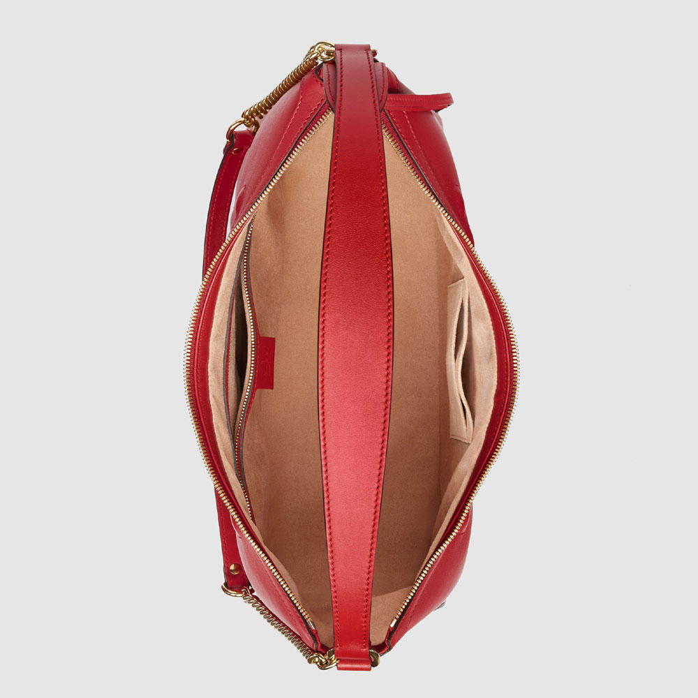 Gucci Embossed GG leather hobo 474988 DSVTG 6433: Image 4