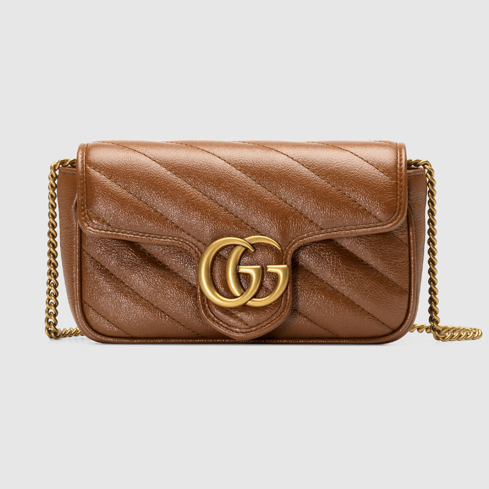 Gucci GG Marmont matelasse super mini bag 476433 0OLFT 2535: Image 1