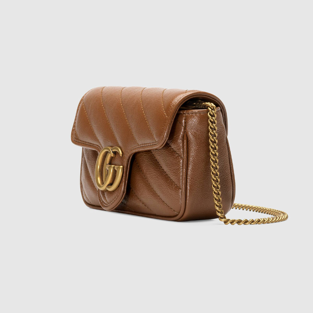 Gucci GG Marmont matelasse super mini bag 476433 0OLFT 2535: Image 2