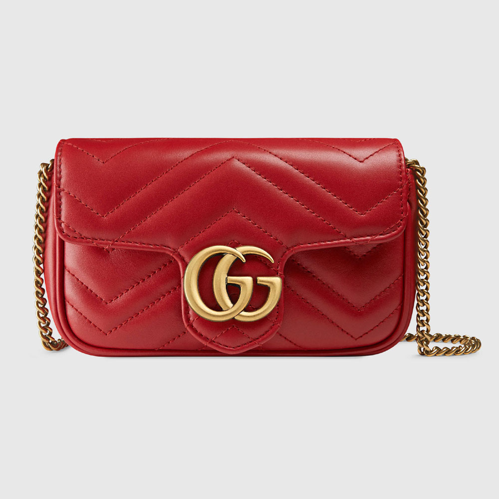 Gucci GG Marmont matelasse leather super mini bag 476433 DSVRT 6433: Image 1