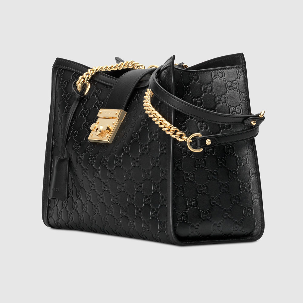 Padlock Gucci Signature medium shoulder bag 479197 0REAG 1000: Image 2