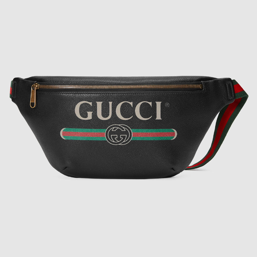 Gucci Print leather belt bag 493869 0GCCT 8164: Image 1