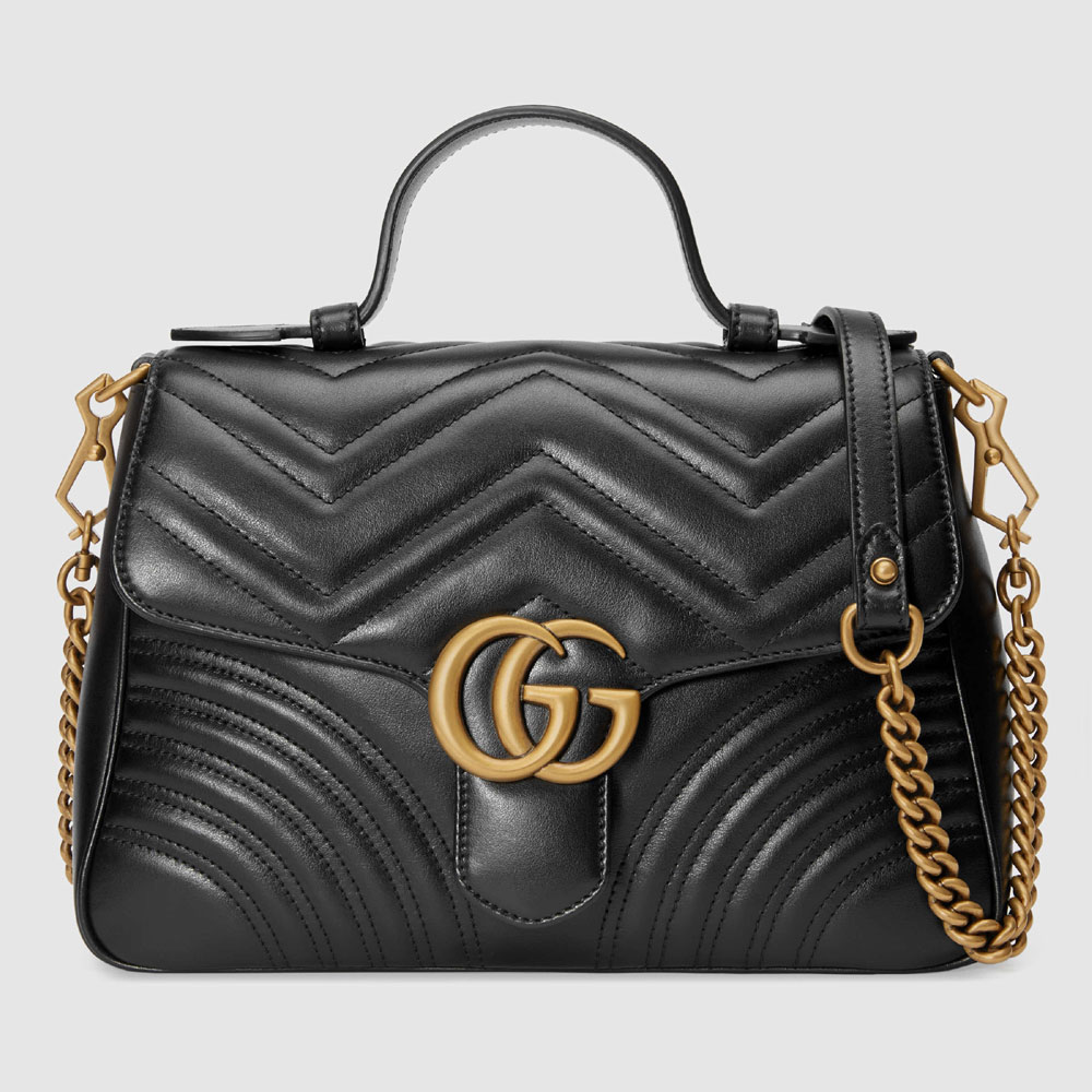 Gucci GG Marmont small top handle bag 498110 DTDIT 1000: Image 1