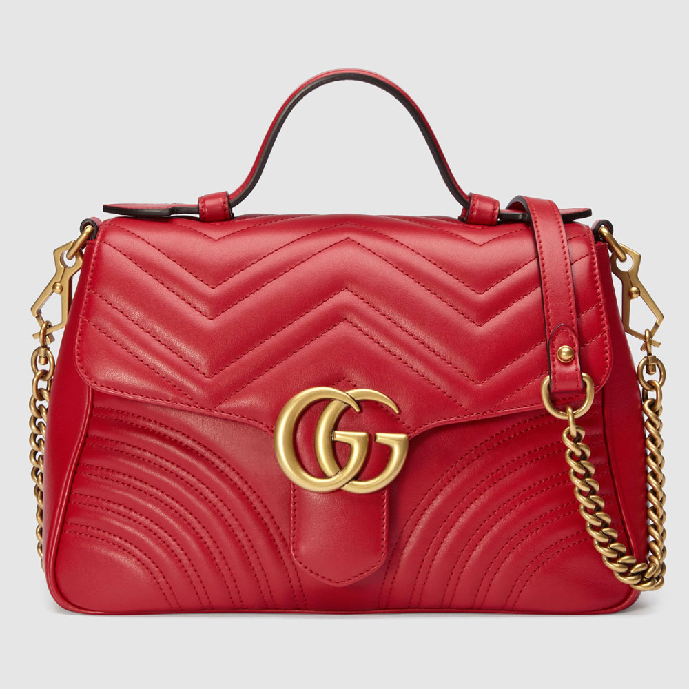 Gucci GG Marmont small top handle bag 498110 DTDIT 6433: Image 1