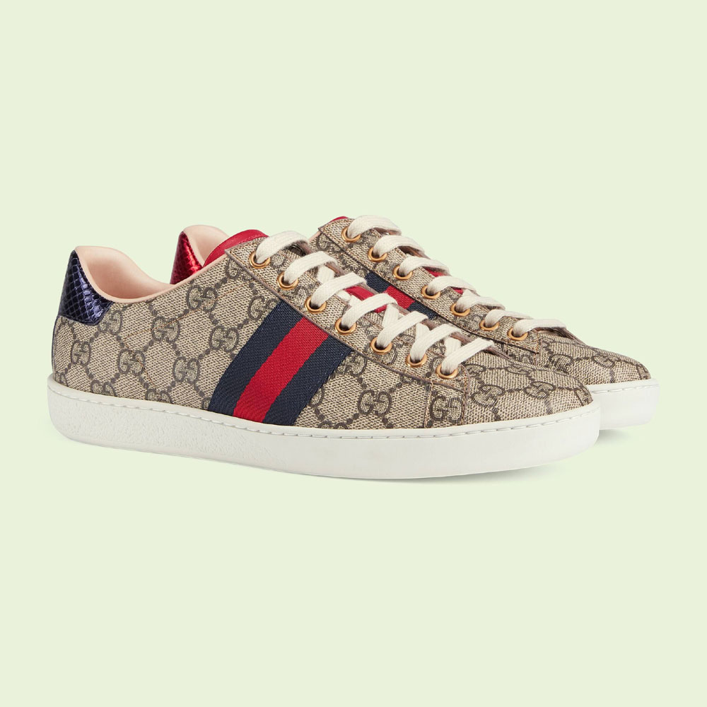 Gucci Womens Ace GG Supreme sneaker 499410 96G50 9768: Image 1